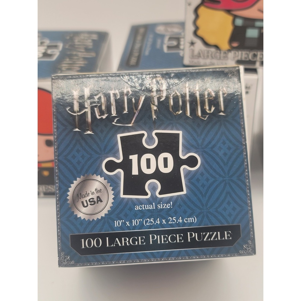 Harry Potter Puzzle Lot 5 Set 100 Piece Large Pieces Kids Re-marks Sealed - Picture 2 of 8